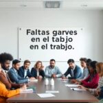 Faltas graves en el trabajo según el Estatuto de los Trabajadores